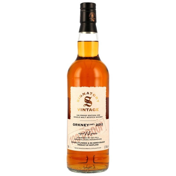 Orkney 2011 Signatory 100 Proof Edition
